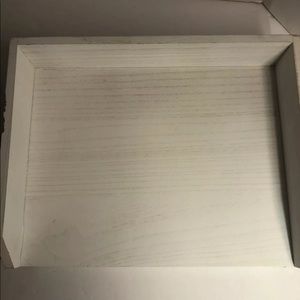 Threshold White Wooden Letter Tray